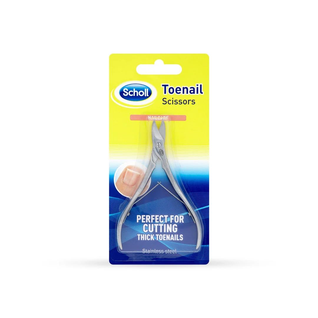 Scholl Set of 2 Nail Scissors for Toenails - Precise and Neat Cut - 11 cm