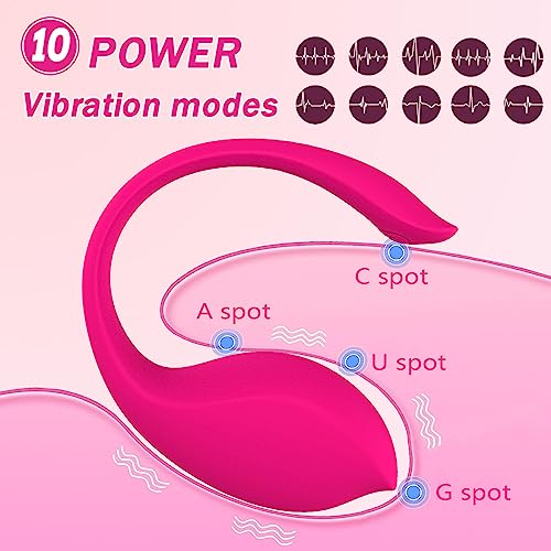 Sex Toys Remote Vibrator with APP Control Adult Toys for Women Couple Wearable Panty G Spot Vibrator Clitoral Stimulator with 10 Vibrations Egg Vibradores Adult Sex Toys Hand held Personal Massager - Thumbnail 2