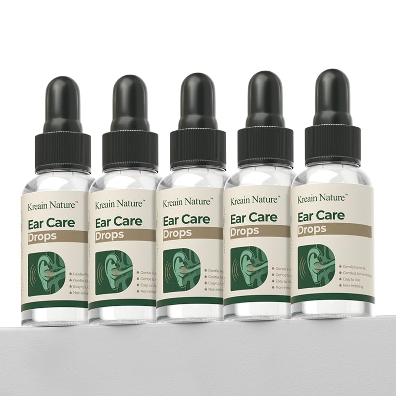 Ear Care Drops Gentle Formula Relieve Tinnitus by Unblocking Secretions Easy to Use Portable 5