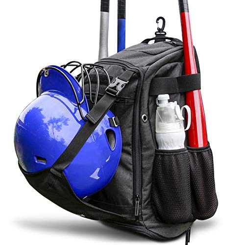 ZOEA Baseball Bat Bag Backpack, T-Ball & Softball Equipment & Gear for Youth