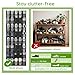 Unjumbly Over the Door Shoe Organizer with 40 Large Breathable Mesh Pockets, Space Saving Shoe Holder, Hanging Shoe Rack for Entryway Bedroom Closet Storage (Black, 40 Pockets)