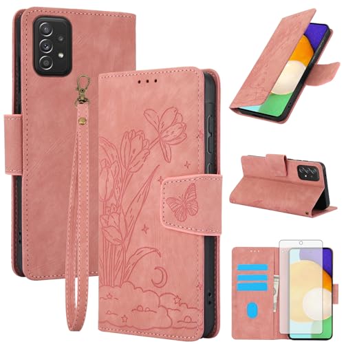 Coque A52 4G Asuwish Couleur Or Rose Idéale pour le Bureau et Sorties