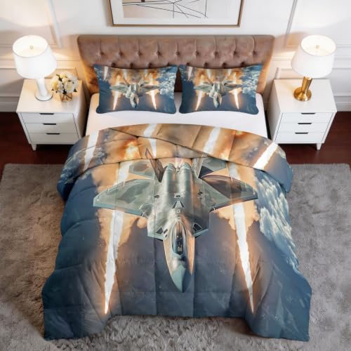 Colcha reversible gris azul de 200x200 cm edredón suave transpirable lavable 2