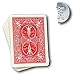 Hat Trick Magic Red Back Svengali Deck and Bite Out Quarter Trick Kit Includes Replacement Rubber Bands