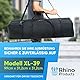 bagmate Mehrzweck-Teleskoptasche, stoßdämpfende Teleskop-Tragetasche mit verstellbarem Schultergurt und extra Stauraum, wasserabweisend (99x31x31 cm)
