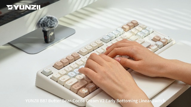 Amazon | YUNZII B87 ワイヤレスメカニカルキーボード ゲーミング