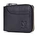 Produktbild Geldbörse, Leder, Reissverschluss Geldbörsen, Herren RFID Geldbörse, Portemonnaie, Börse, Brieftasche,Hochwertiges Rindleder (Schwarz-029)