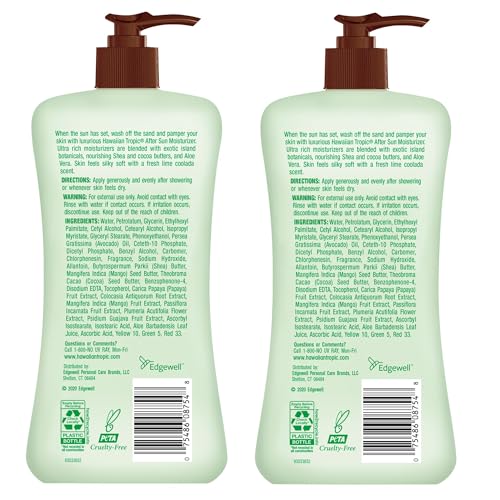 Hawaiian Tropic Lime Coolada After Sun Lotion, 16 Fl Oz (2 Pack) - image 7