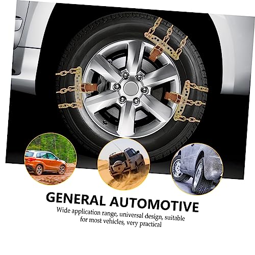 Chaîne neige antidérapante pour pneu et roue de voiture compatible