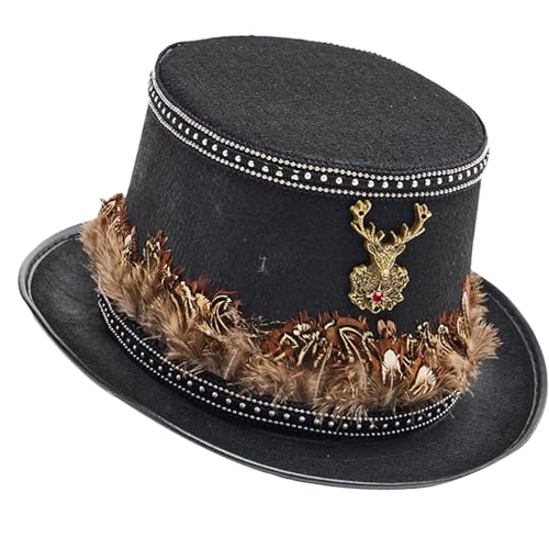 Chapeau gothique robuste et élégant avec structure durable pour soirée