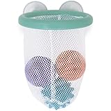 Korb ist einfach an den Fliesen des Badezimmers mithilfe 2 großer, integrierter Saugnäpfe zu befestigen