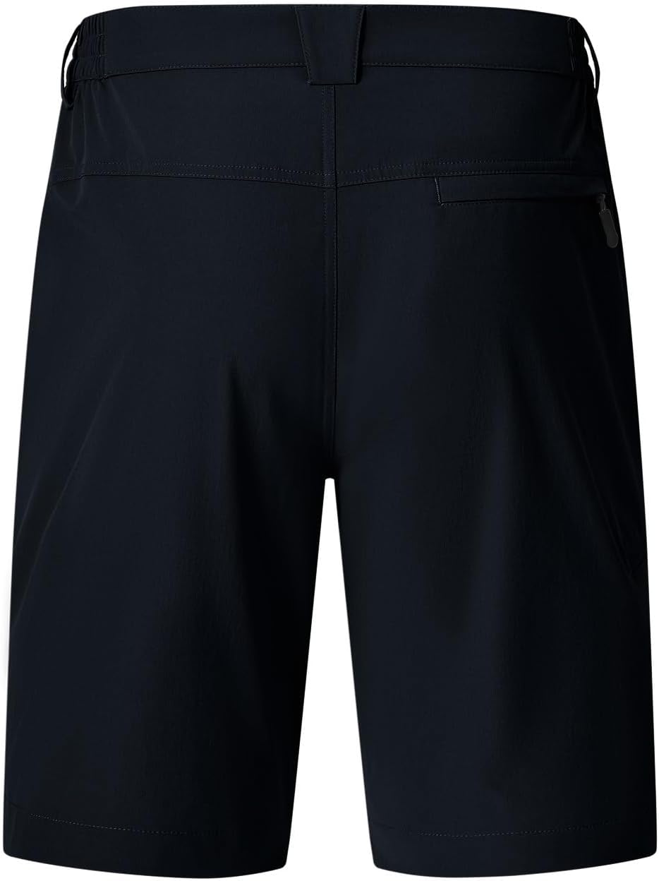 TBMPOY Men's Golf Shorts 9" Lightweight Quick Dry Hiking Cargo Shorts Casual Travel Outdoor with 4 Pockets