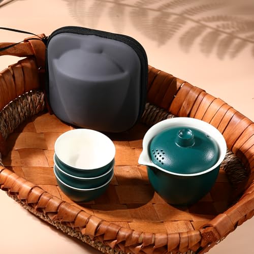 Coolpei Portable Gongfu Tea Set with Travel Case
