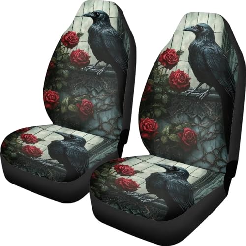 Housses de siège de voiture rose en tissu durable haute résistance de 52X138Cm