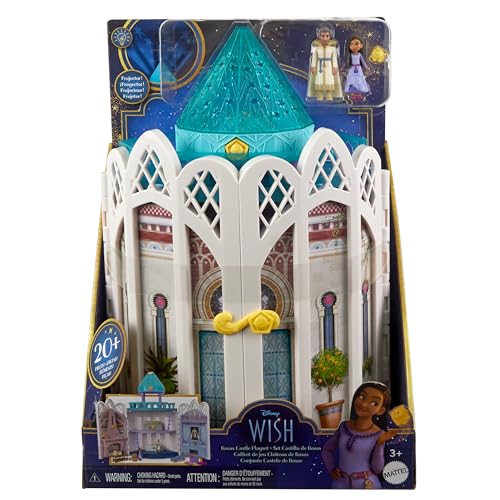 Disney Château De Rosas Coffret Wish Avec 2 Mini Poupées Articulées 1 Figurine Star 20 Accessoires 1 Dôme Avec Projection Lumineuse - vue 8