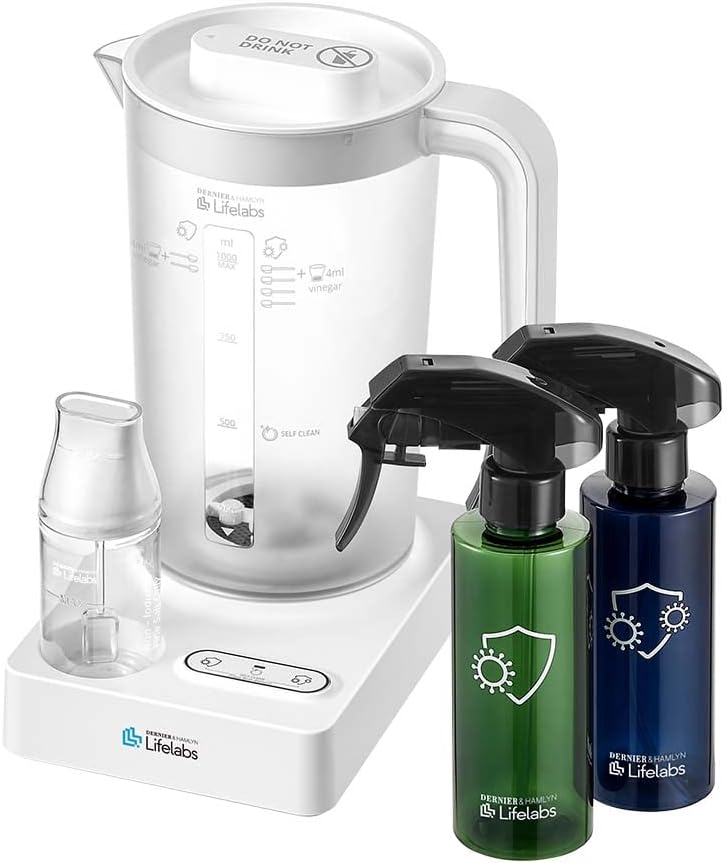 DH Lifelabs | Aaira Surface Multi-Purpose Cleaner| HOCl Generator | Cleaning & Deodorizing (100 PPM) Bacteria & Virus Disinfection (200 PPM) | Save Money, Reduce Waste : Health & Household