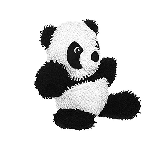 Mighty- Microfiber Ball Panda – Made With Squeaker Balls And Minimal Stuffing. Strong & Tough. Interactive Play Dog Toy. Machine Washable & Floats. #TOP2