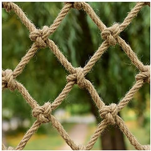 Stair Safety Netting for Kids – Durable Outdoor Climbing Cargo Net 3x4m (6mm*10cm) Playground Rope Nets for Enhanced Safety and Fun