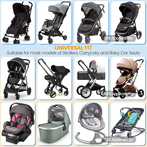 Orzbow Universal Mosquito Net For Stroller,Baby Bug Net With Two-Way Zippers & Storage Bag,Breathable & Foldable Mosquito Nets For Strollers,Car Seat,Bassinet,Cradle,Portable Mini Crib (Black) #TOP5