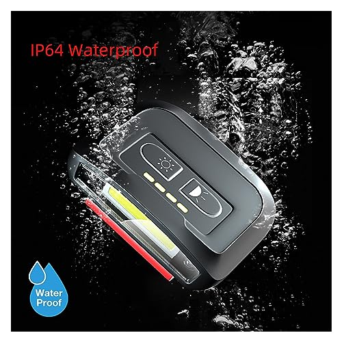 Feux de sécurité LED rechargeables avec projecteur étanche intégré - 4