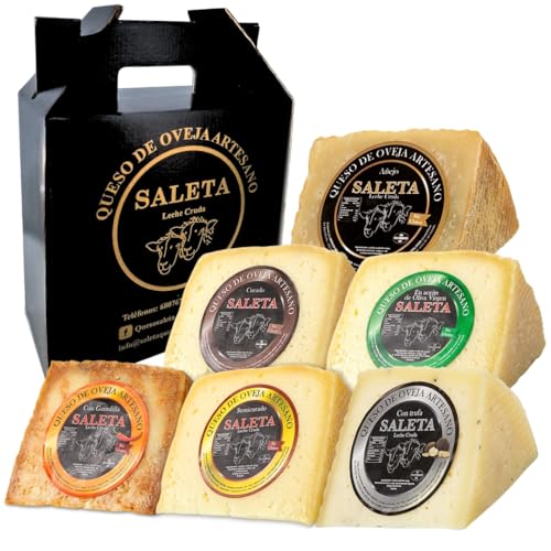 Amaisso® Cesta Quesos Gourmet Regalo | Queso Oveja de...