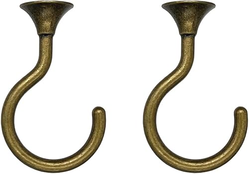 Miniatura 6 de 2 juegos de gancho de techo grande con accesorios para colgar plantas, techo, fácil instalación, cavidad, pared, pared seca, interior y exterior