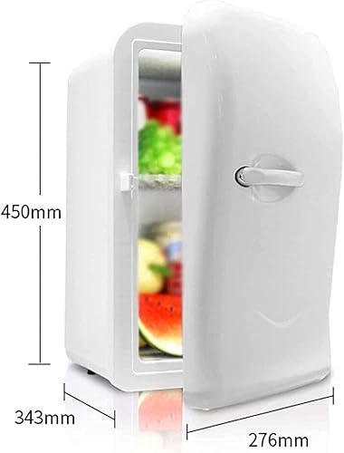 Miniatura 3 de JNYB Mini refrigerador para dormitorio, 17 L27 latas, enfriador y calentador portátil para alimentos de 12 V para dormitorio, hogar, oficina,