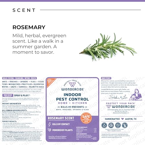 image for Wondercide - Indoor Pest Control Spray for Home and Kitchen - Ant, Roa