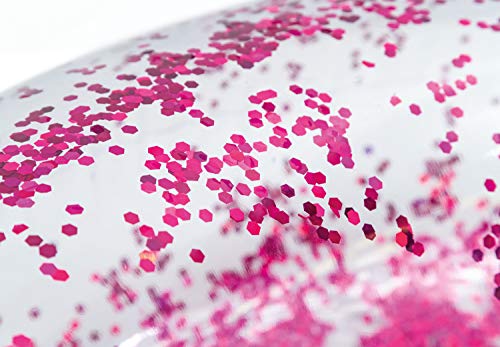 Bóia Glitter, Intex, Transparente, Pacote de 1