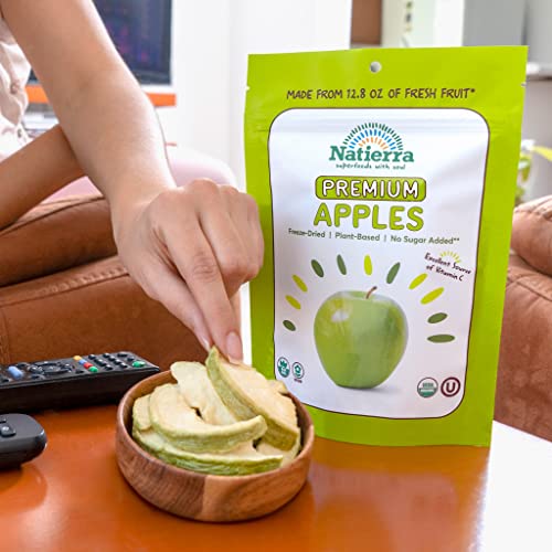 Natierra Premium Freeze-Dried Apples | Non-Gmo & Vegan| 0.7 Ounce (Pack Of 8) #TOP2