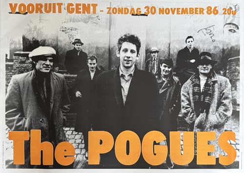 Poster The Pogues 61X86Cm idée cadeau déco murale nostalgie rock