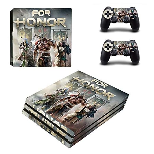 FENGLING Honor Ps4 Pro hud klistermärke dekal för Ps4 Playstation 4 Pro konsol och 2 kontroller Ps4 Pro skinn klistermärken vinyl