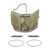 Mishimoto MMTB-RAM-04 Titanium Turbo Blanket, Compatible With Dodge Ram 5.9L Cummins 2004.5-2009