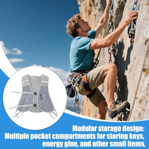 Chaleco de running y mochila de hidratación para excursiones de montaña y ciclismo 3