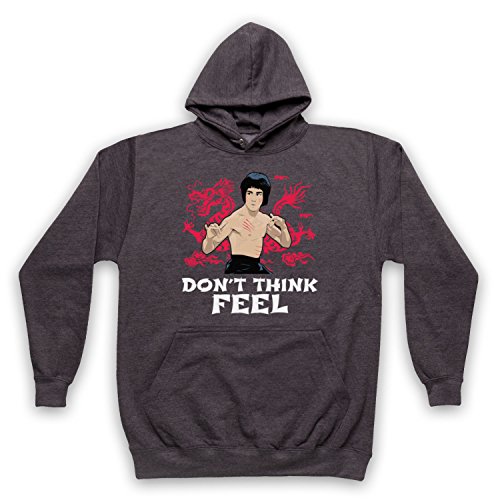 Kung Fu Bruce Lee Sweat a Capuche Adultes Confortable pour vos Sorties