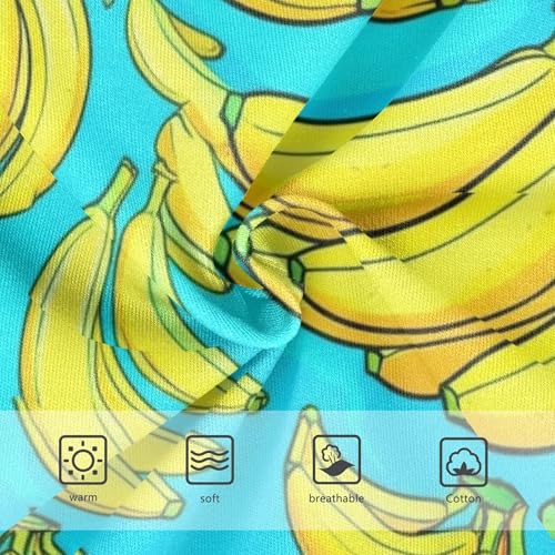 Toddler Girls Underwear 2t Cotton Panties for Girl Cartoon Briefs Underpants Yellow Bananas Turquoise3