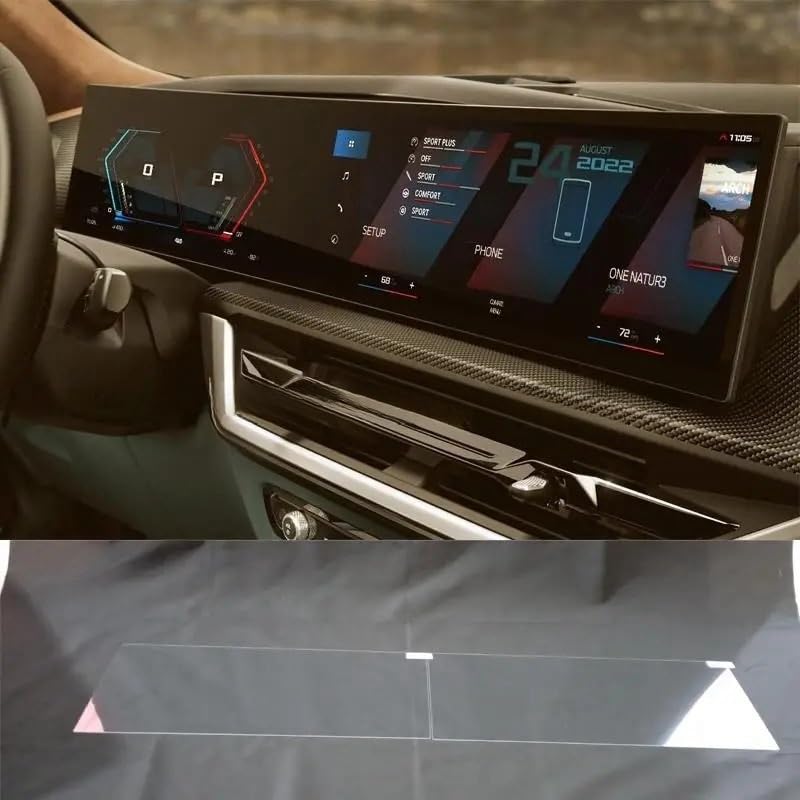Verre trempé navigation voiture anti-rayures et oléophobe pour iX i4 i7 2023 2024