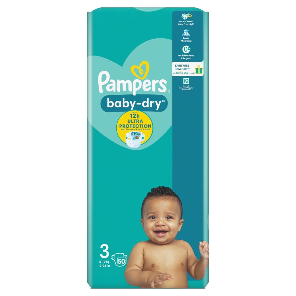 PampersBaby Dry Nappies Junior Carry Pack 30