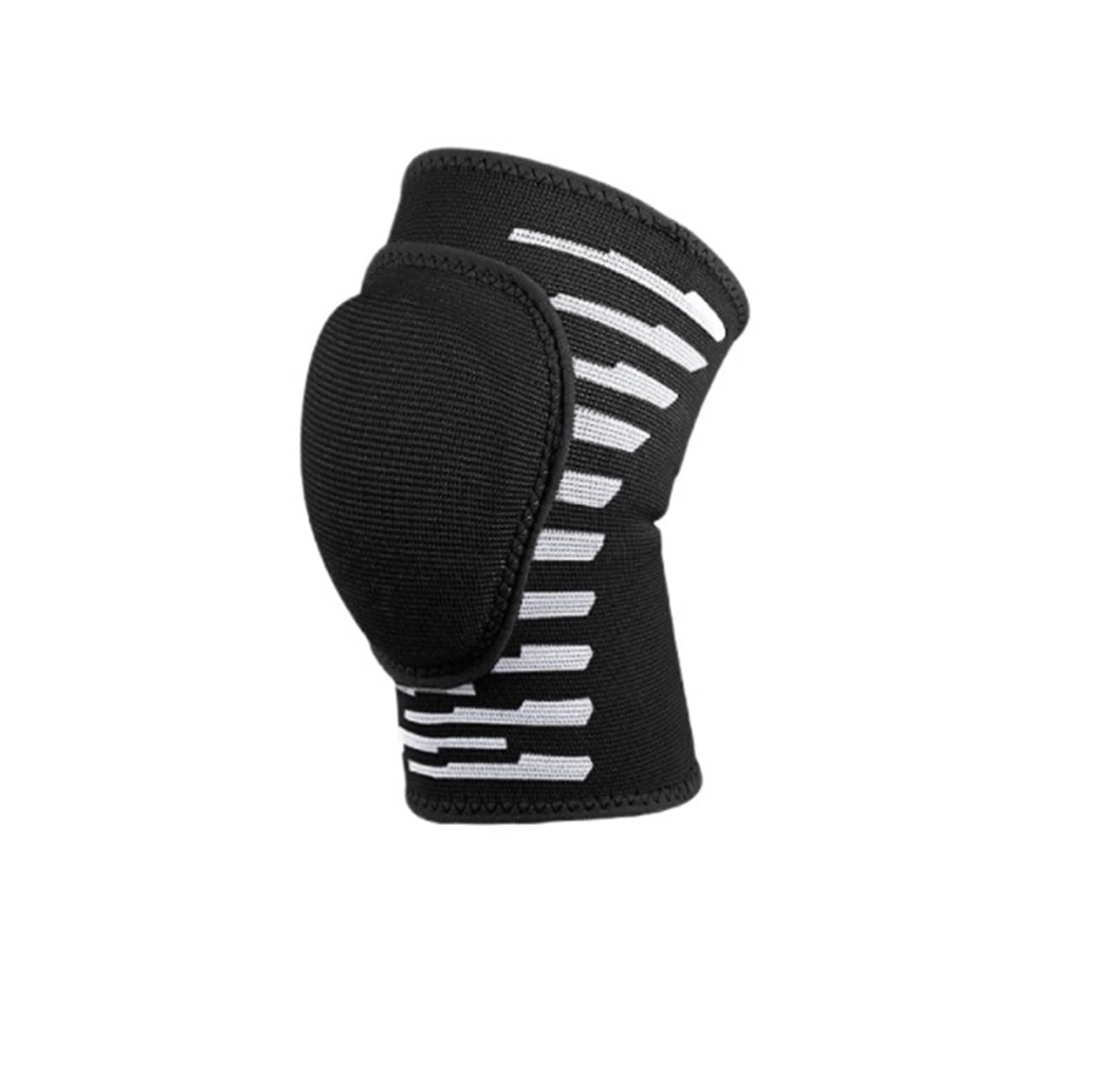 Genouillères Genouillères Antidérapantes for Danse Et Volley-Ball, Éponge Anti-Collision Adaptée Au Basket-Ball Protection Genoux(Black,M)