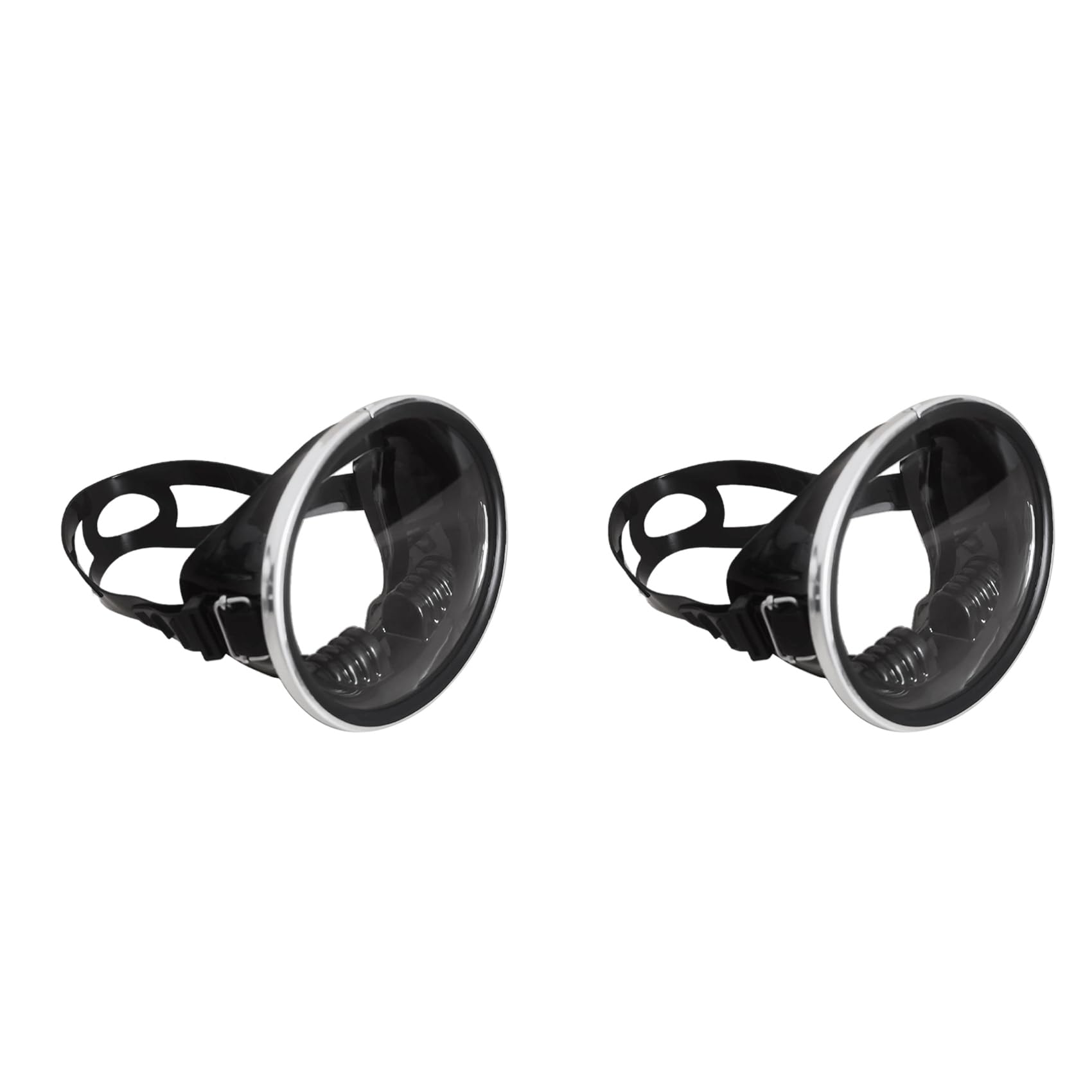 Wuden 2X Anti-Fog and Waterproof Retro-Style Freediving Mask -Underwater Diving Fishing Men Swimming Goggles Diving Equipment