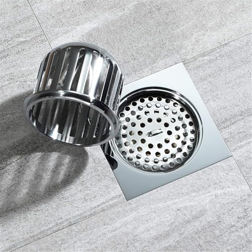 Siphon de sol en acier inoxydable pour drainer l'eau du balcon et de la douche - 4