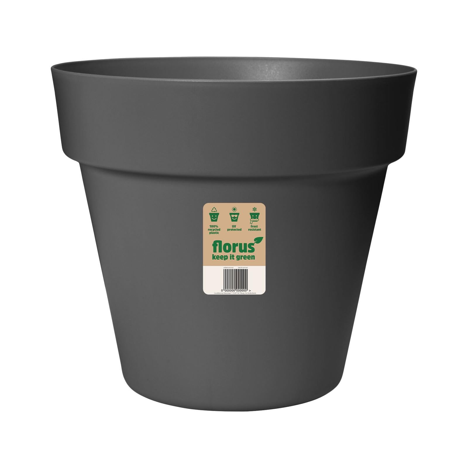 Elho Vase Florus Paris Flowerpot 35 anthracite L 34,0 B 34,0 H 30,6 L 16