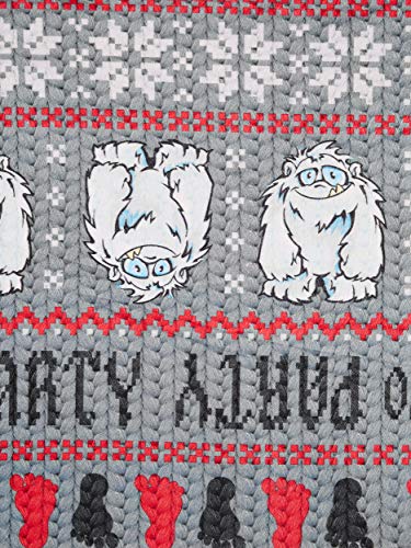 Briefly Stated Yeti to Party Men's 2 Piece Pajamas Set3