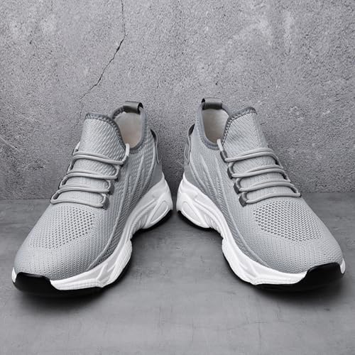 Men's Invisible Height Increasing Elevator Shoes 6/8/10 CM Women's Casual Mesh Breathable Walking Unisex Sneakers2