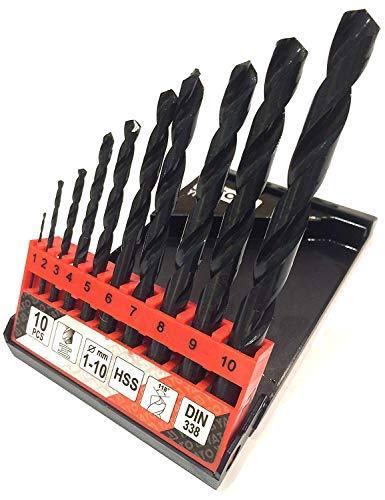 YATO Kit de forêt spiralé pour métal YT-4461 Acier rapide