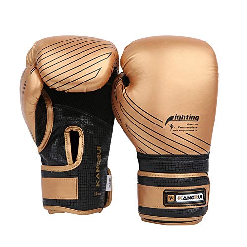 Guantes de boxeo de 10 oz para entrenamiento de kickboxing y artes marciales en hombres
