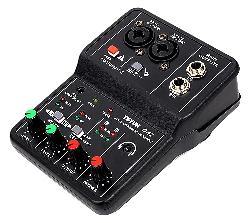 dj controller Tarjeta de sonido de Audio profesional con Monitor, guitarra eléctrica, grabación de...