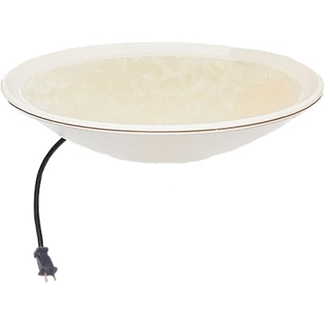 API® Heated Birdbath | Winter-Proof Bird Bath for Outdoors with Mounting Hardware