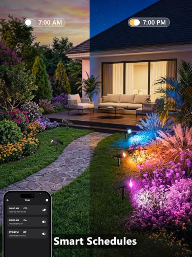 Image of Brizled Solar Halloween Spotlight Outdoor, Smart LED Landscape Light, RGBCW