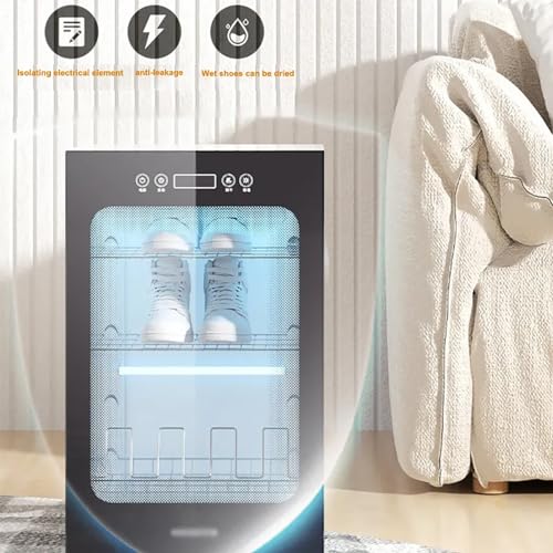 Secador y desodorante de zapatos eléctrico 3 capas miniatura 4